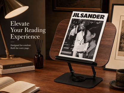SUNCHHAYA New Book Reading Stand With Adjustable Height-Angle (R51_Brown)
