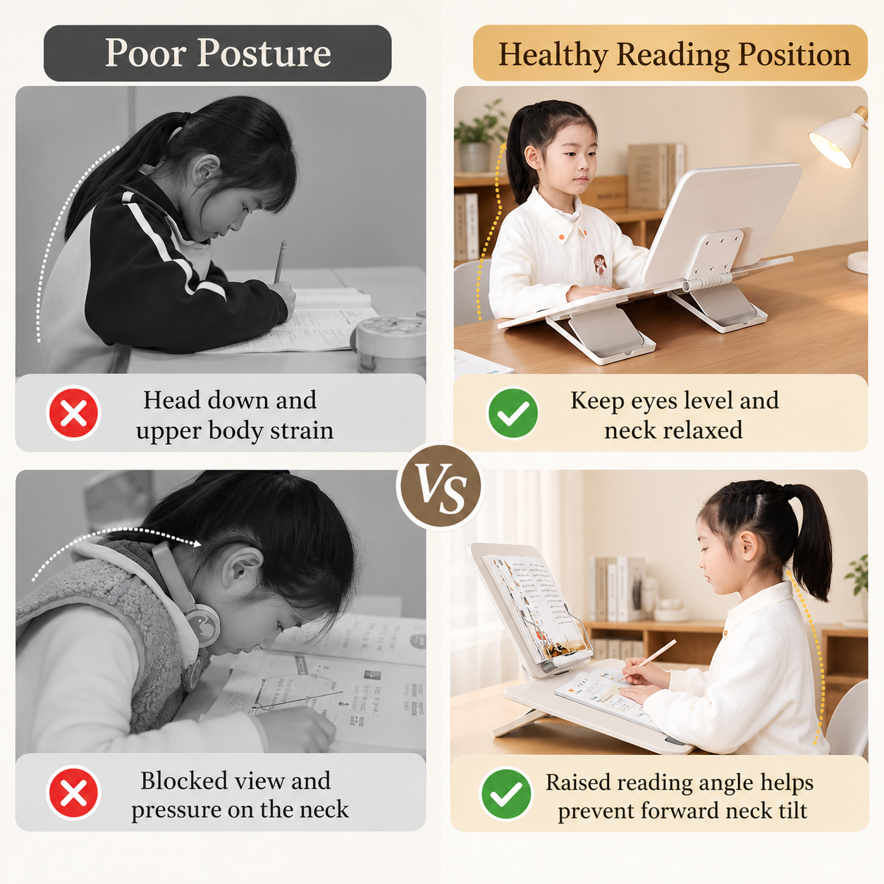 SUNCHHAYA YD-13S_PRO New Dual Reading And Writing Stand With Adjustable Height-Angle