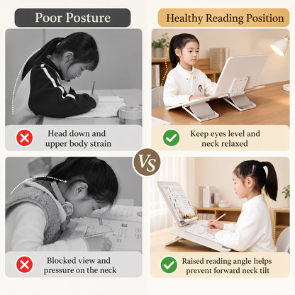 SUNCHHAYA YD-13S_PRO New Dual Reading And Writing Stand With Adjustable Height-Angle