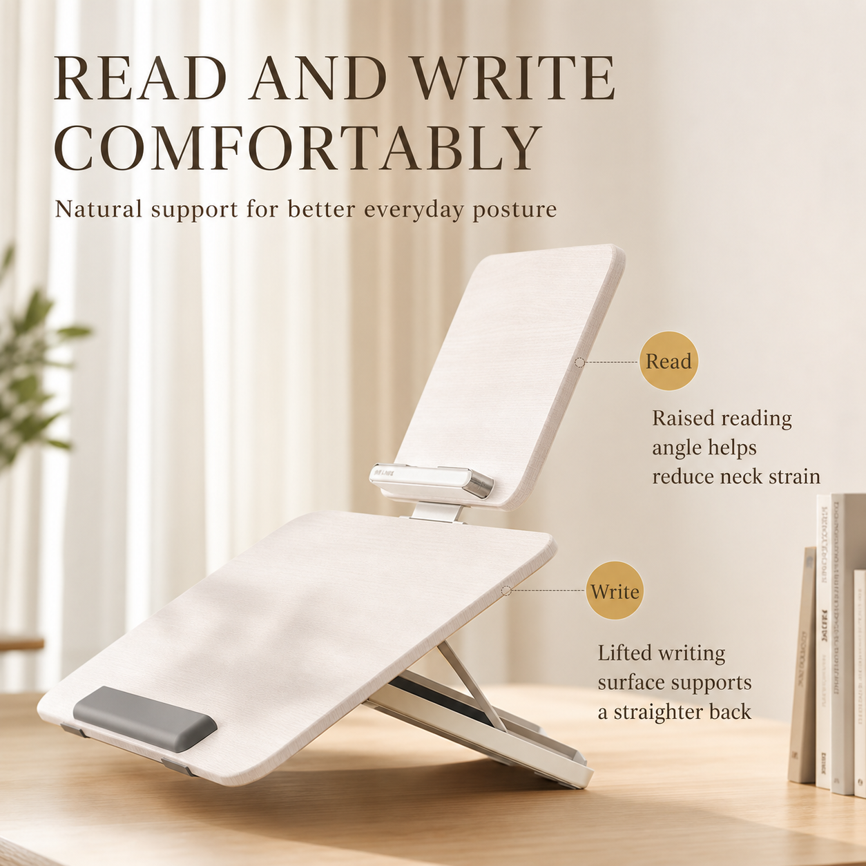 SUNCHHAYA YD-13S_PRO New Dual Reading And Writing Stand With Adjustable Height-Angle