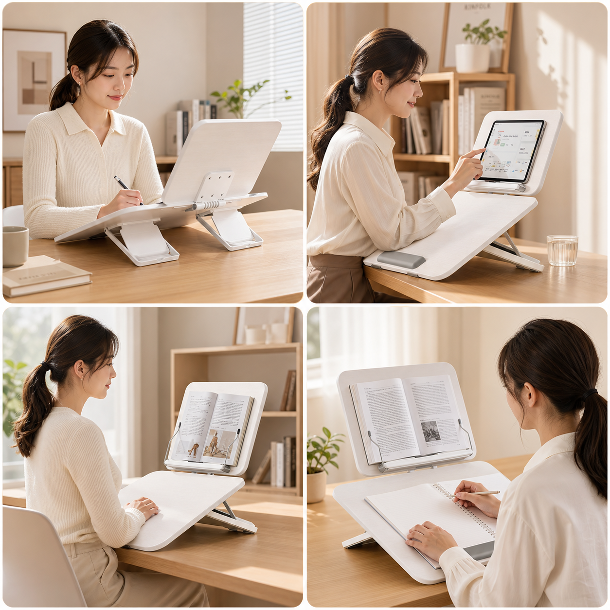 SUNCHHAYA YD-13S_PRO New Dual Reading And Writing Stand With Adjustable Height-Angle