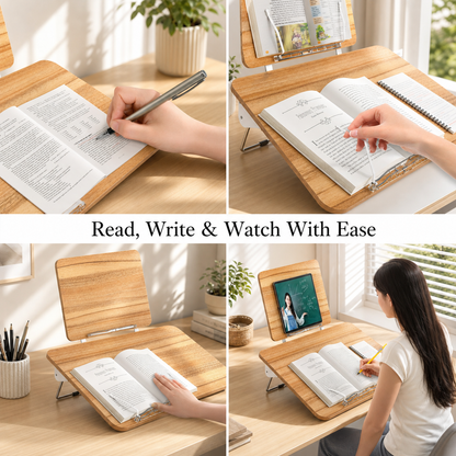 SUNCHHAYA BG-5LW New Dual Reading And Writing Stand With Adjustable Height-Angle