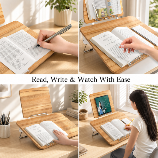 SUNCHHAYA BG-5LW New Dual Reading And Writing Stand With Adjustable Height-Angle