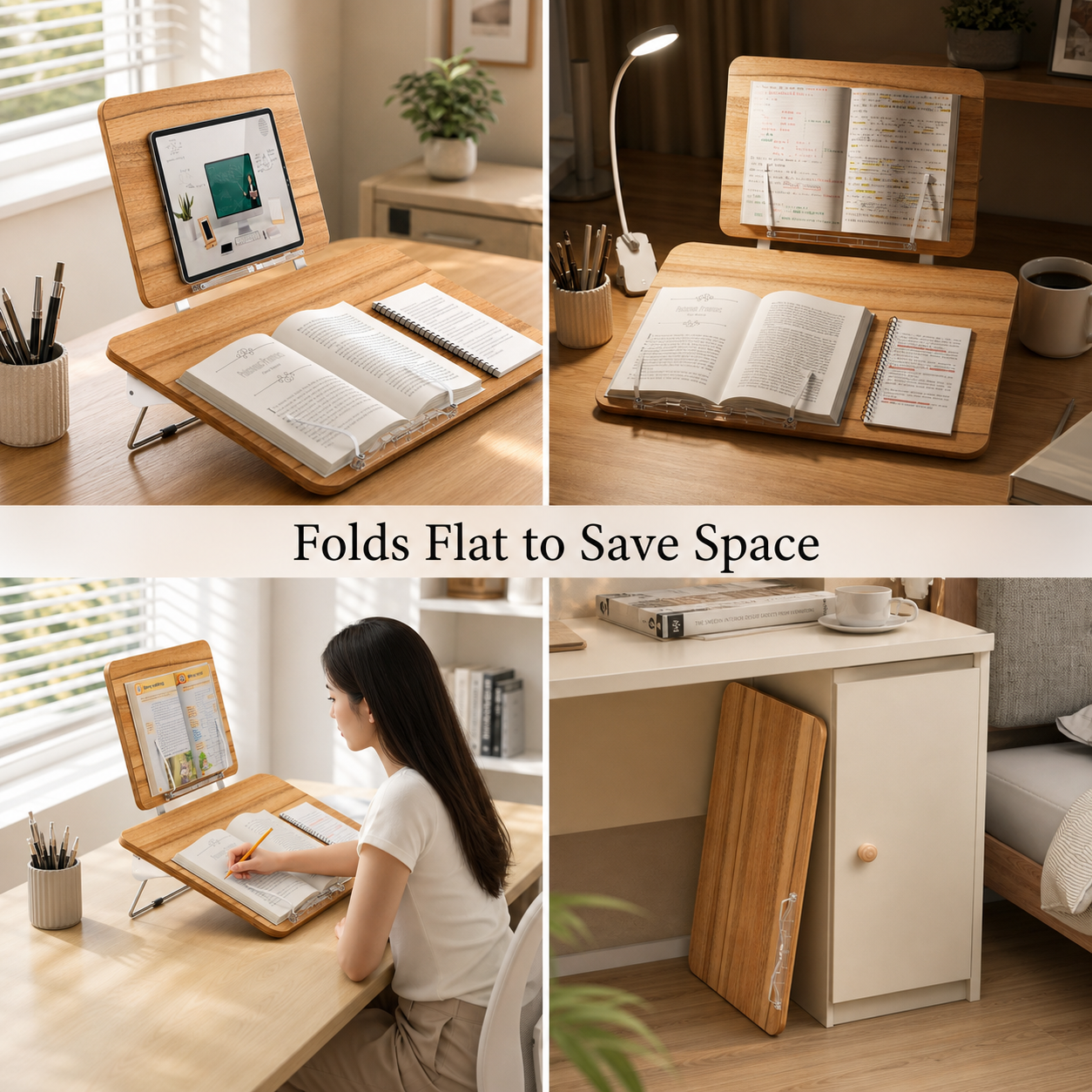 SUNCHHAYA BG-5LW New Dual Reading And Writing Stand With Adjustable Height-Angle