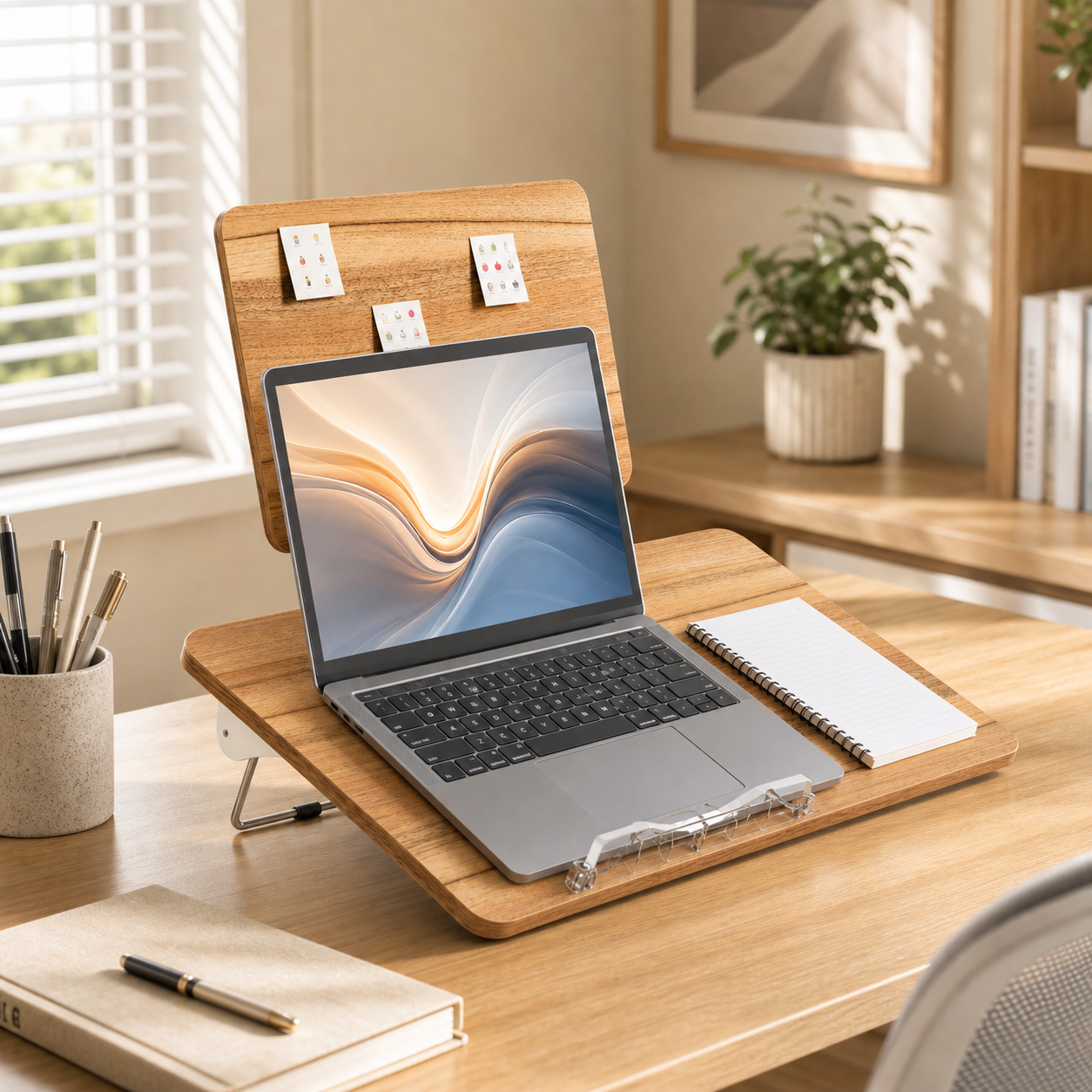 SUNCHHAYA BG-5LW New Dual Reading And Writing Stand With Adjustable Height-Angle