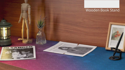 SUNCHHAYA New Book Reading Stand With Adjustable Height-Angle (R51_Brown)