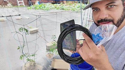 SUNCHHAYA Solar Powered Irrigation System Kit, 20 Plants Automatic Watering System