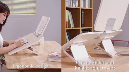 SUNCHHAYA New Dual Reading And Writing Stand With Adjustable Height-Angle (YD-13S_PRO)