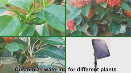 SUNCHHAYA Solar Powered Irrigation System Kit, 20 Plants Automatic Watering System
